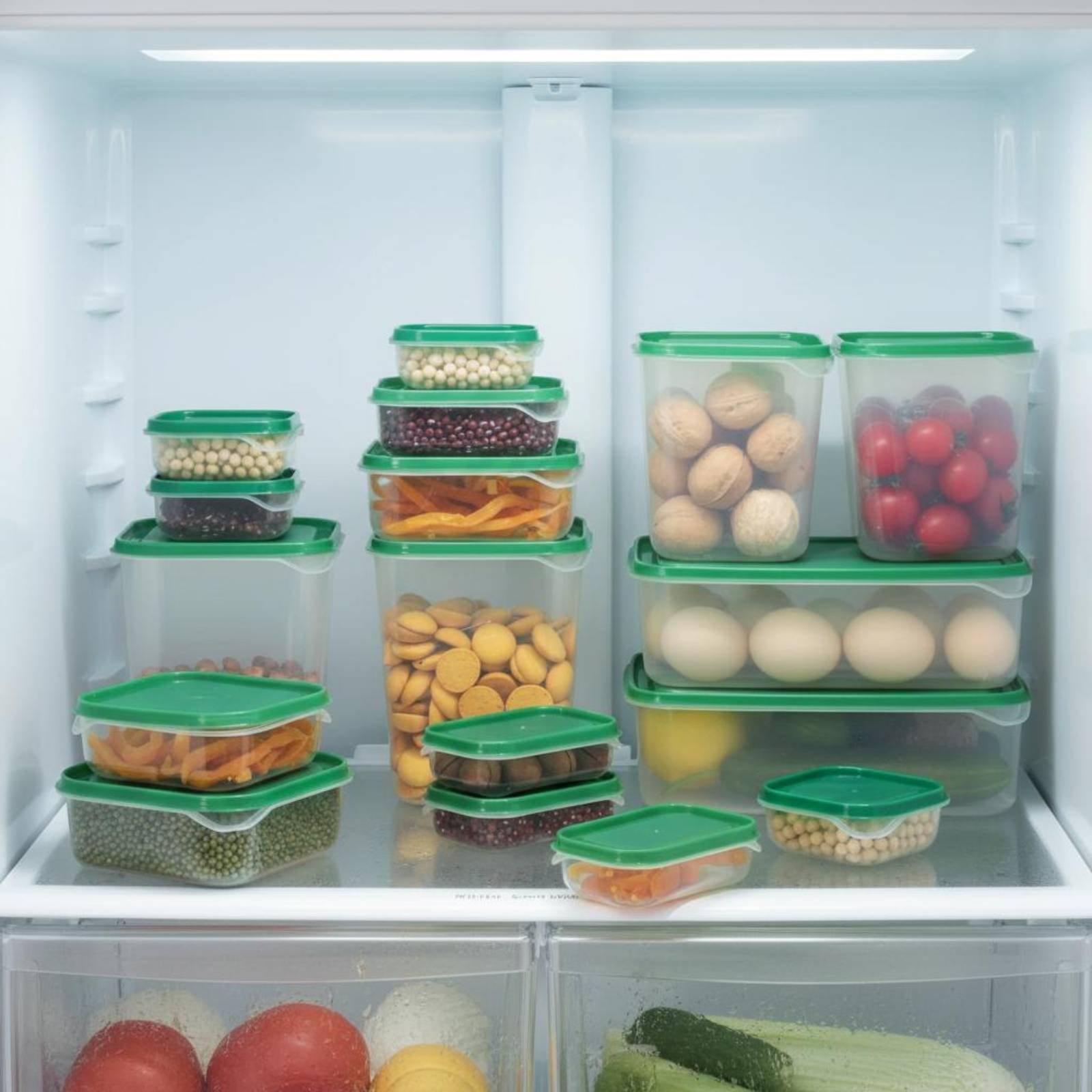 Food Storage Container - 17-częściowy zestaw pojemników do przechowywania w