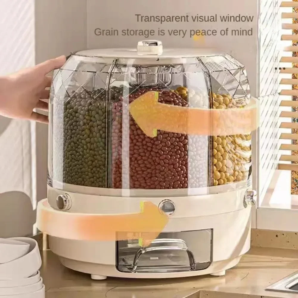 Food Storage Dispenser - Dozownik obrotowy na żywność, o dużej