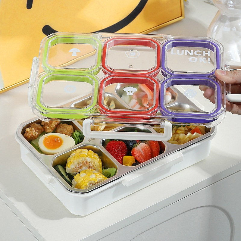 Food Storage Vault - 6-komorowy pojemnik na lunch ze stali