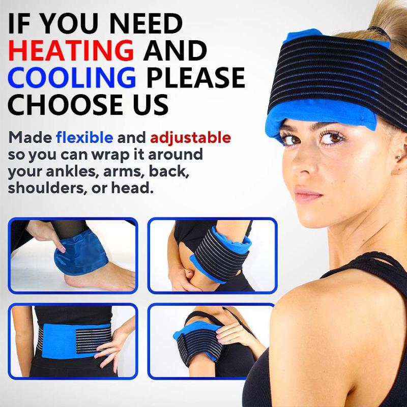 Cold Pack Ice Gel - Wielorazowy Profesjonalny Żelowy Wkład Chłodzący, Lekki