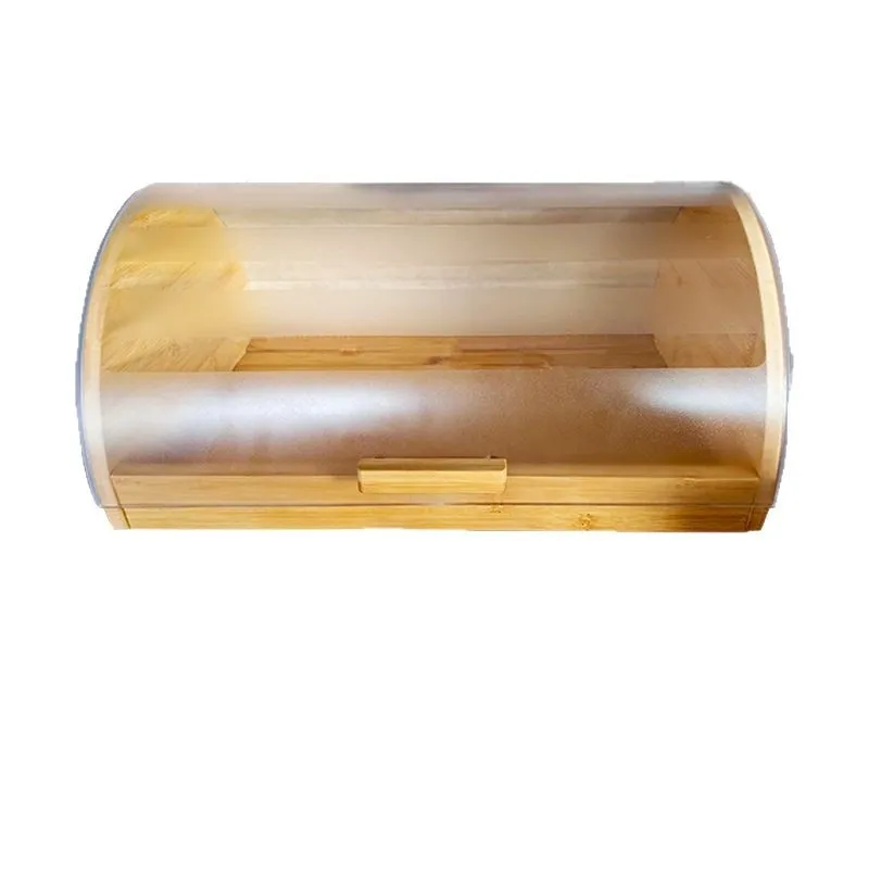 Pojemnik na chleb z bambusa z  – Food Storage Acrylic Containers recenzja i cena
