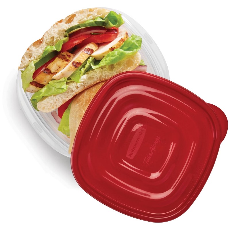 4 szt. Kwadratowe pojemniki na – Food Storage Acrylic Containers recenzja i cena