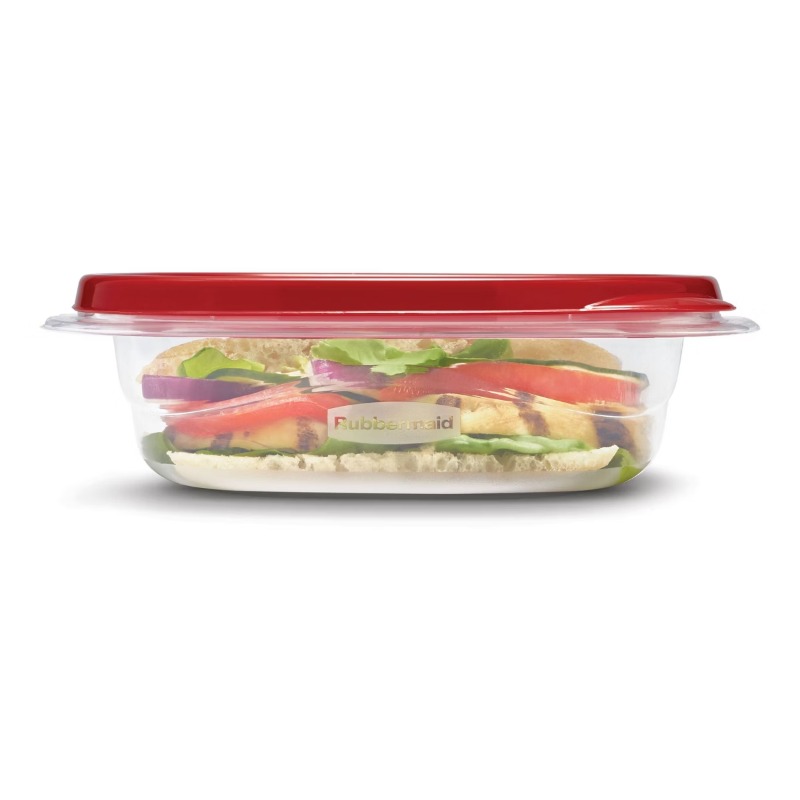 4 szt. Kwadratowe pojemniki na – Food Storage Acrylic Containers recenzja i cena