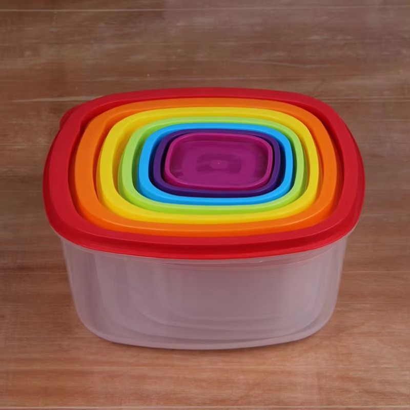 Rainbow 7-częściowy plastikowy – Food Storage Container recenzja i cena