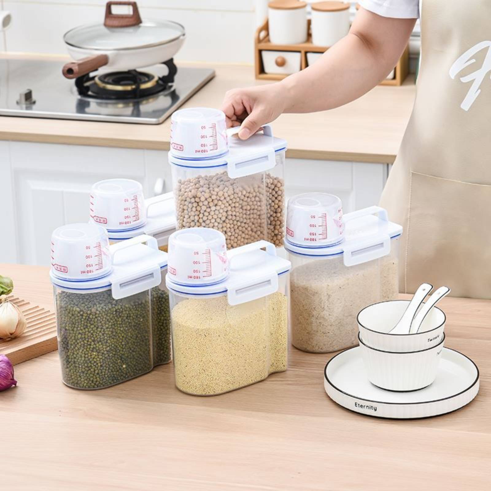 Pojemnik na ryż, bezpieczny do – Food Storage Dispenser recenzja i cena