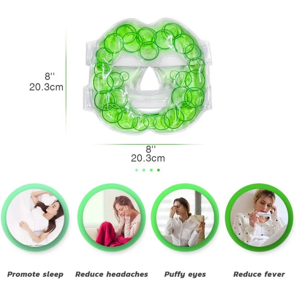 Zestaw żelu do twarzy z folią  – Cold Pack Ice Gel recenzja i cena