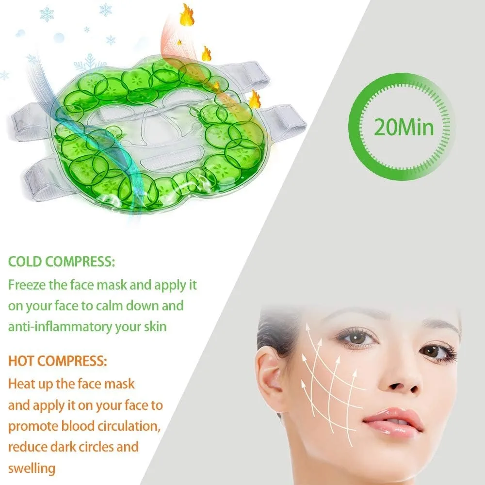 Zestaw żelu do twarzy z folią  – Cold Pack Ice Gel recenzja i cena