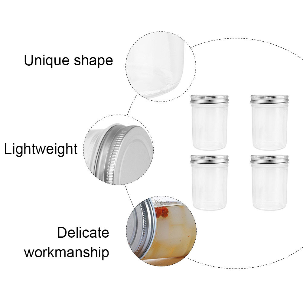 4 sztuki szklanych słoików do  – Food Storage Container recenzja i cena