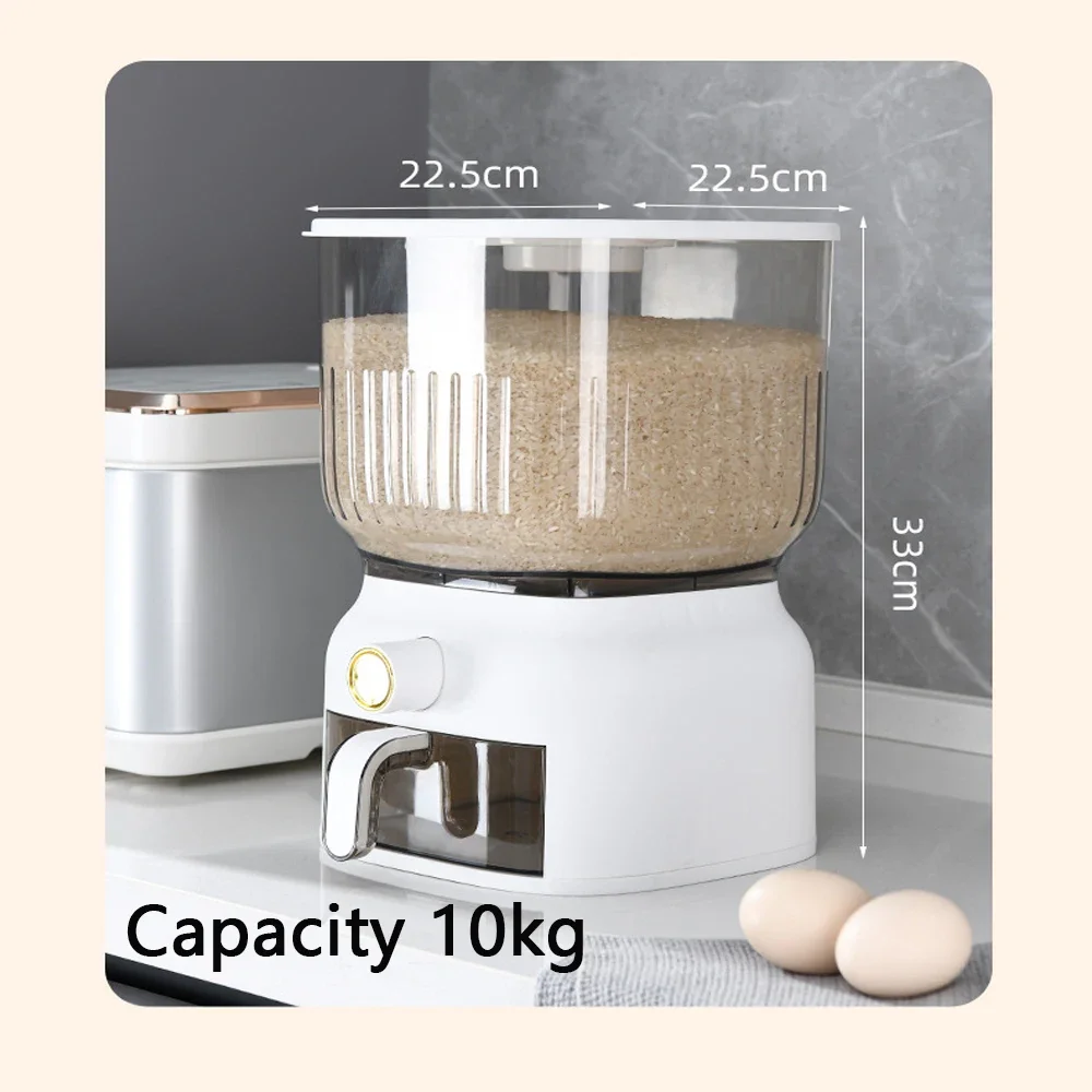 Pojemnik na ryż do kuchni 10 k – Food Storage Acrylic Containers recenzja i cena