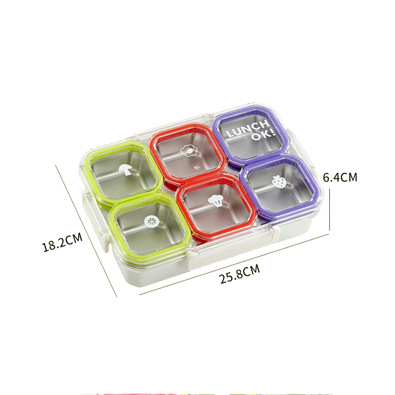 6-komorowy pojemnik na lunch z – Food Storage Vault recenzja i cena