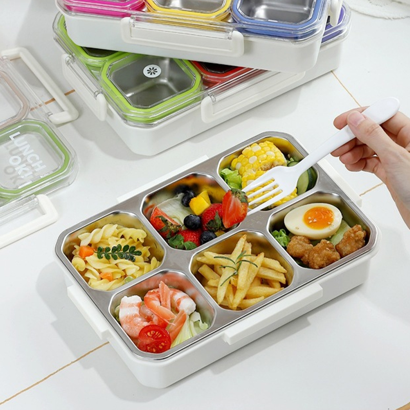 6-komorowy pojemnik na lunch z – Food Storage Vault recenzja i cena