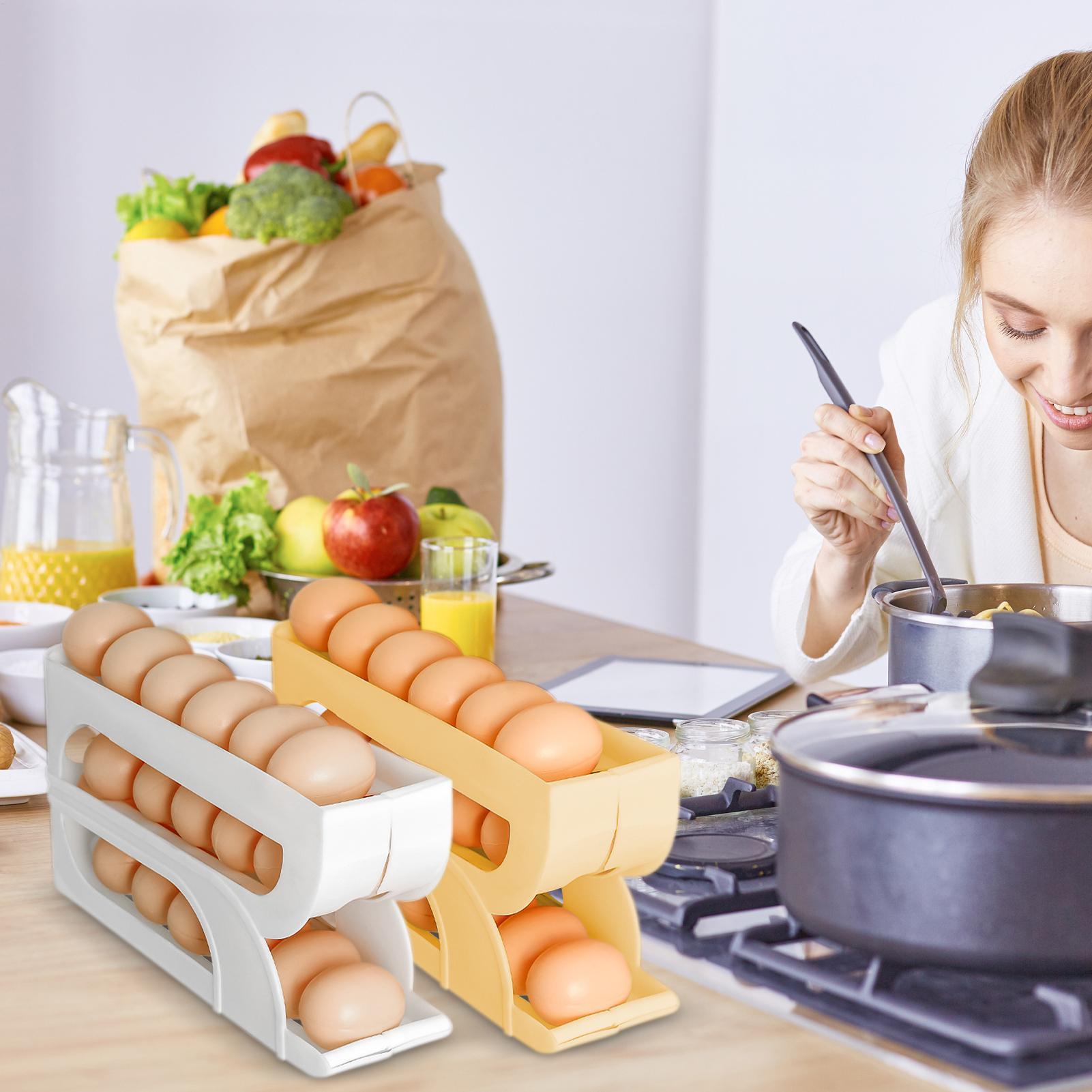 Dozownik do jajek do lodówki,  – Food Storage Dispenser recenzja i cena