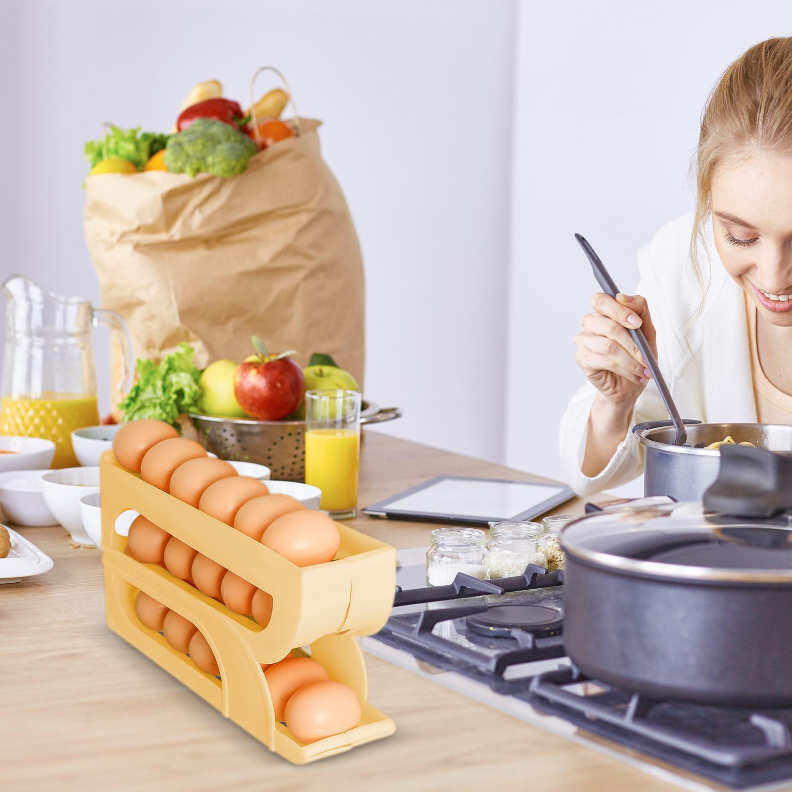 Dozownik do jajek do lodówki,  – Food Storage Dispenser recenzja i cena