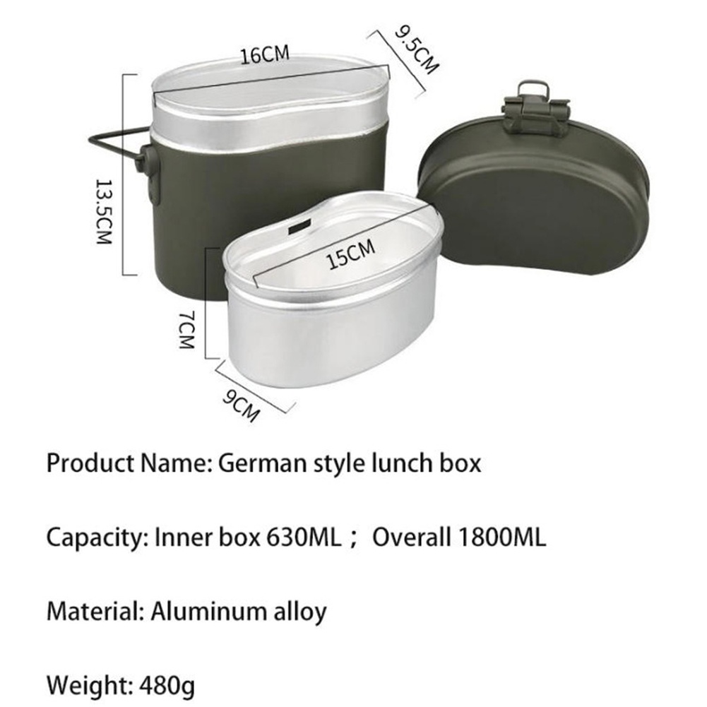 3-częściowy aluminiowy zestaw  – Food Storage Hiking recenzja i cena