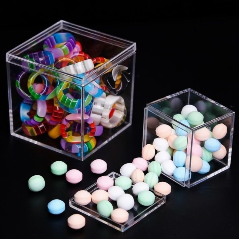 1-50 szt. Przezroczyste akrylo – Food Storage Acrylic Containers recenzja i cena