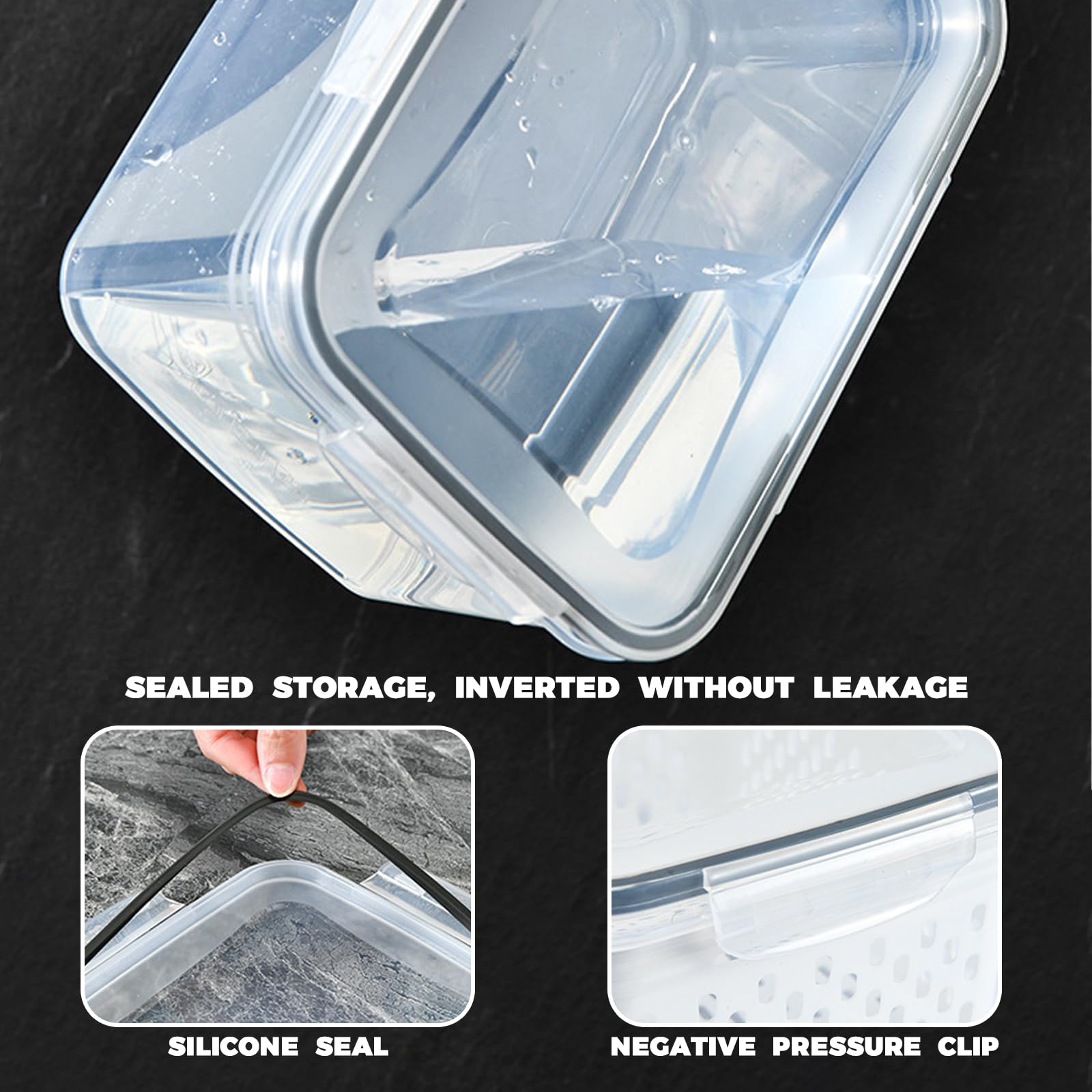 3-pak pojemników do przechowyw – Food Storage Acrylic Containers recenzja i cena