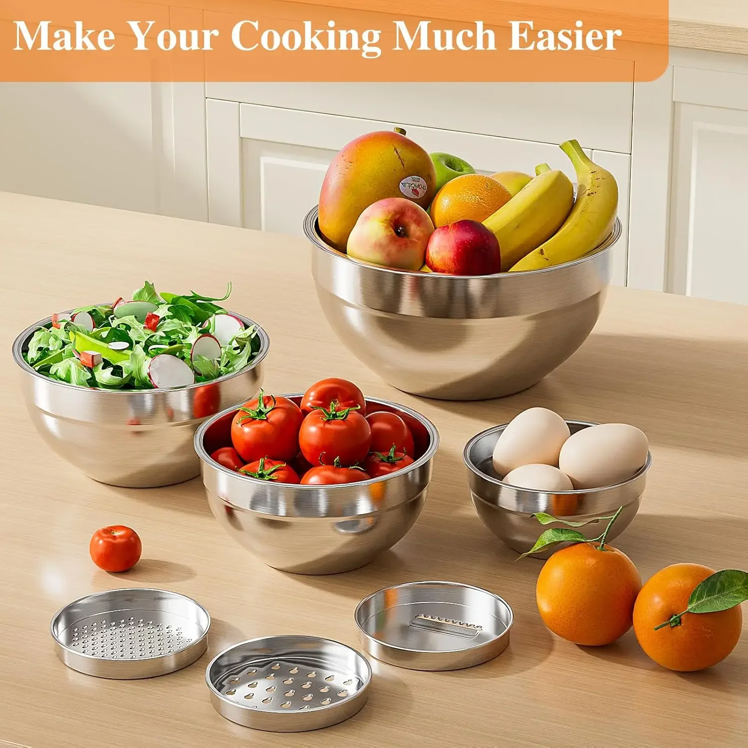 Zestaw 6 misek ze stali nierdz – Food Storage Stainless Steel recenzja i cena