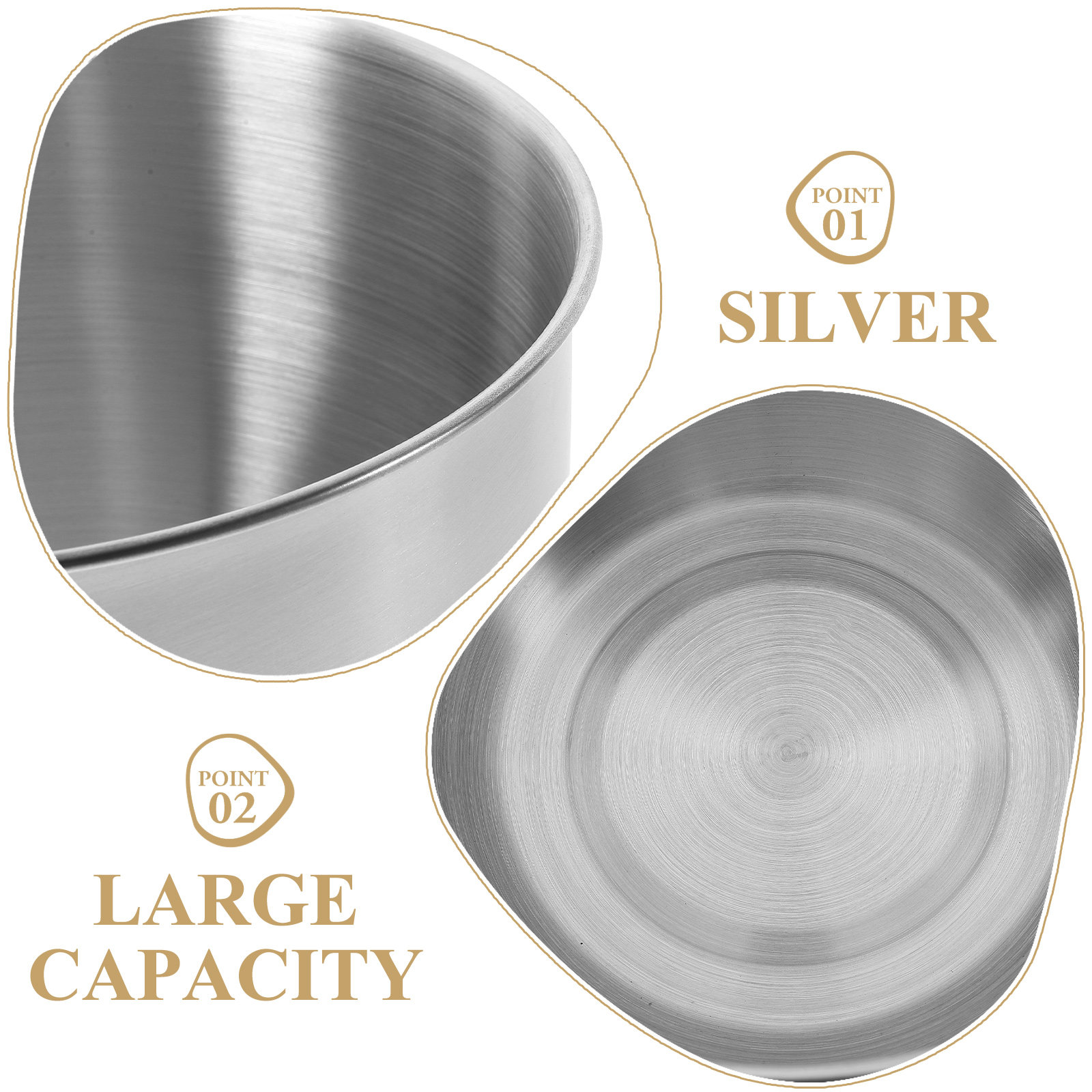 Głęboka miska ze stali nierdze – Food Storage Stainless Steel recenzja i cena
