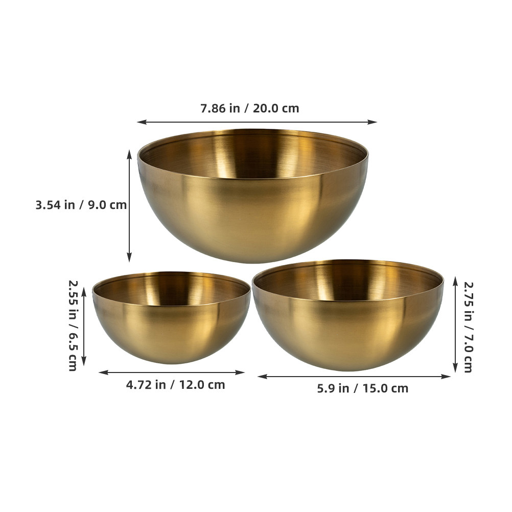 3 sztuki misek ze stali nierdz – Food Storage Stainless Steel recenzja i cena