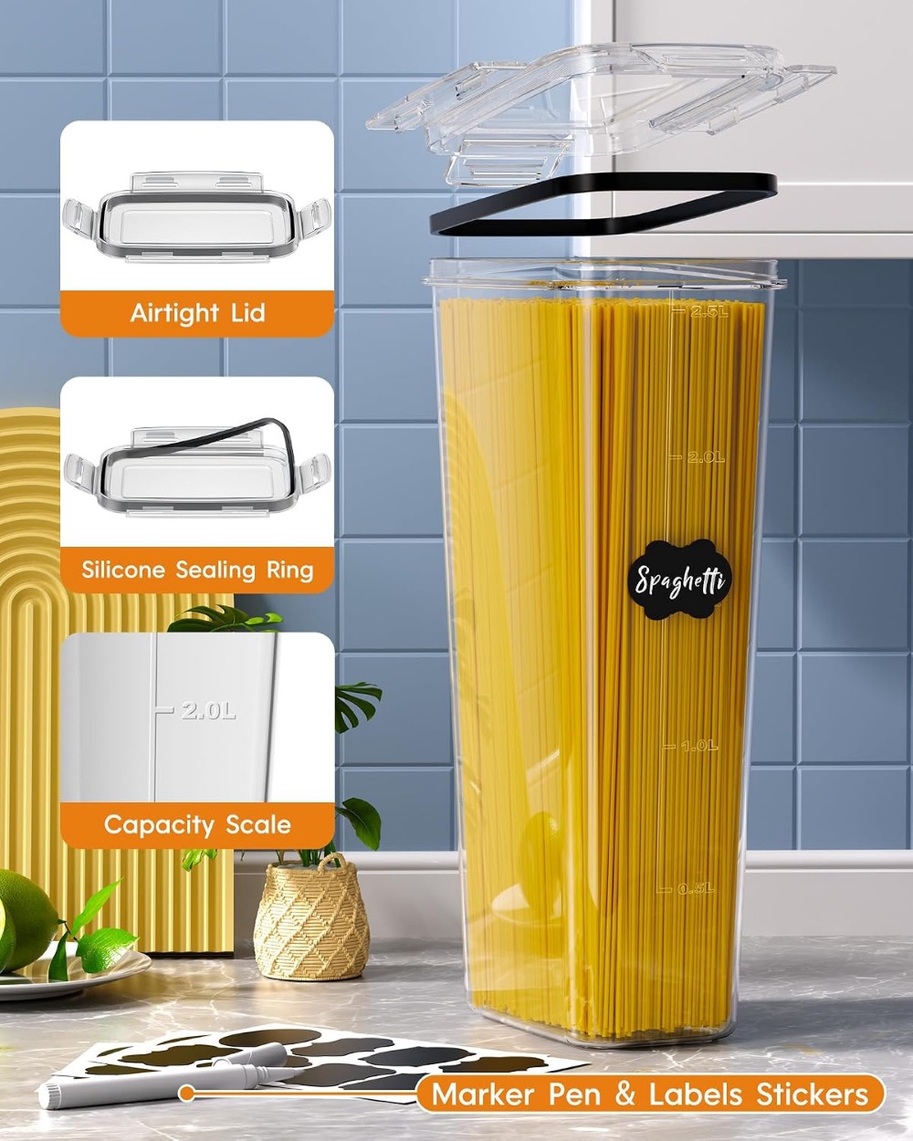 24 szt. Hermetyczne pojemniki  – Food Storage Container recenzja i cena