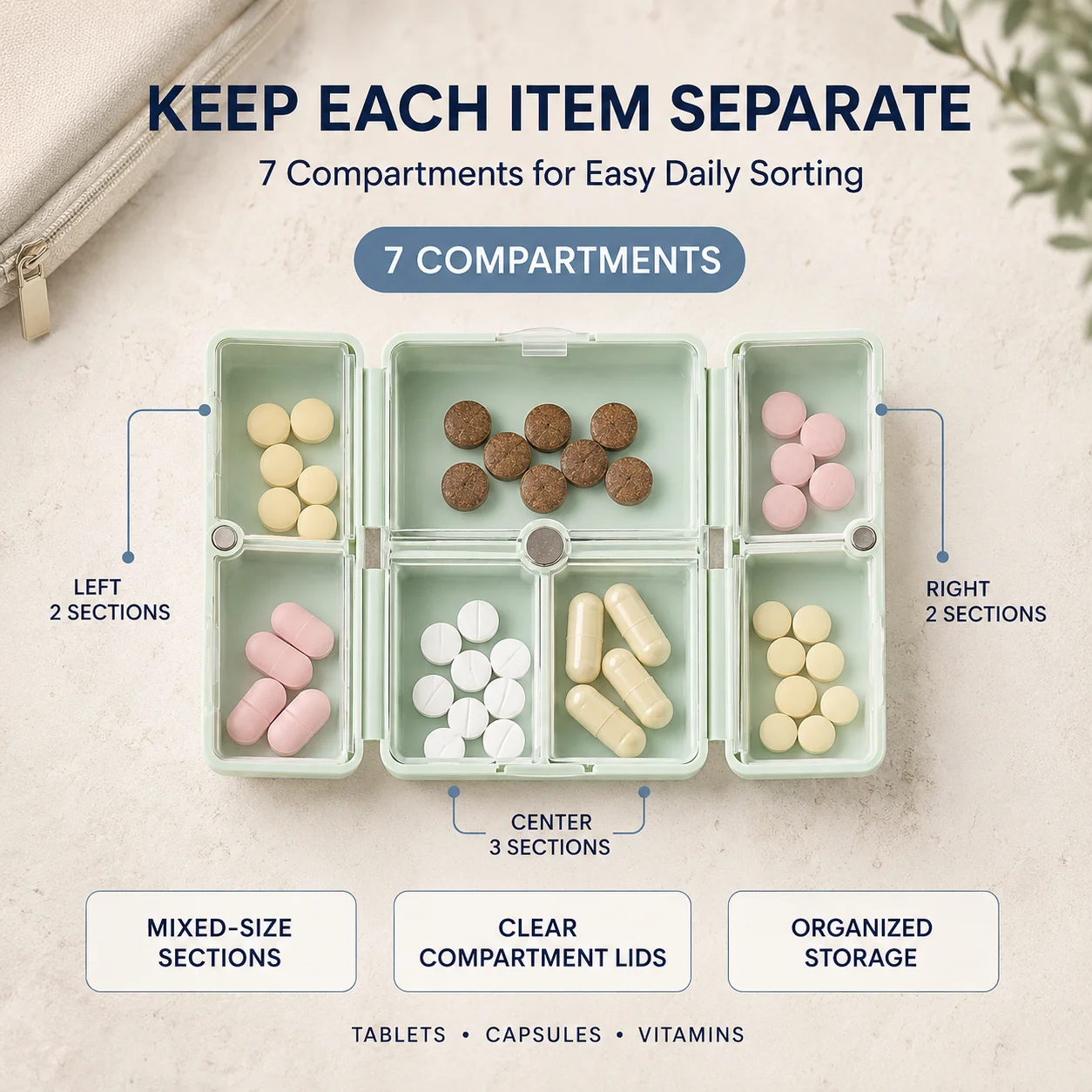1 szt. Dwupoziomowy Magnetyczn – Food Storage Vault recenzja i cena