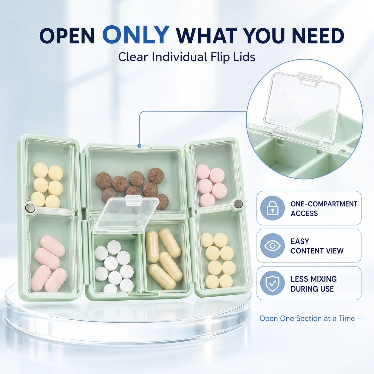 1 szt. Dwupoziomowy Magnetyczn – Food Storage Vault recenzja i cena