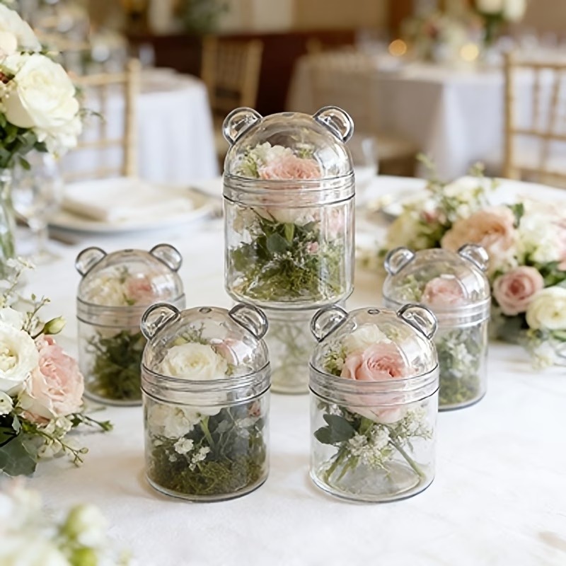 6/10 szt. Kreskówkowe pudełko  – Food Storage Acrylic Containers recenzja i cena